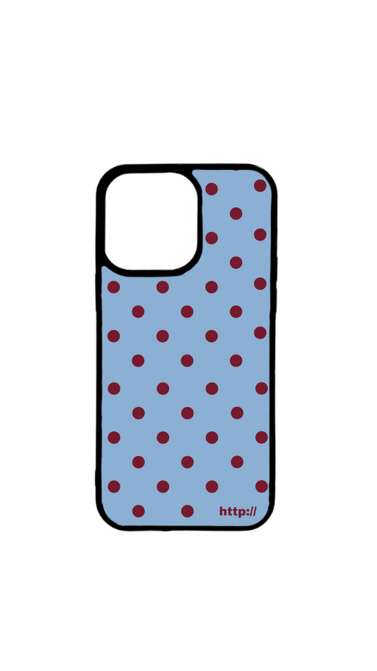 Blue Polka Case