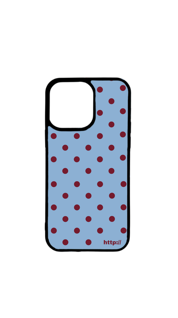 Blue Polka Case