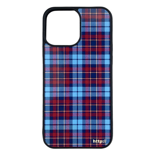 Blue & Red Tartan Case